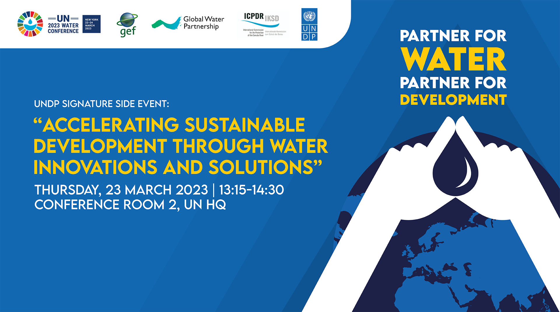 UN 2023 Water Conference United Nations Development Programme